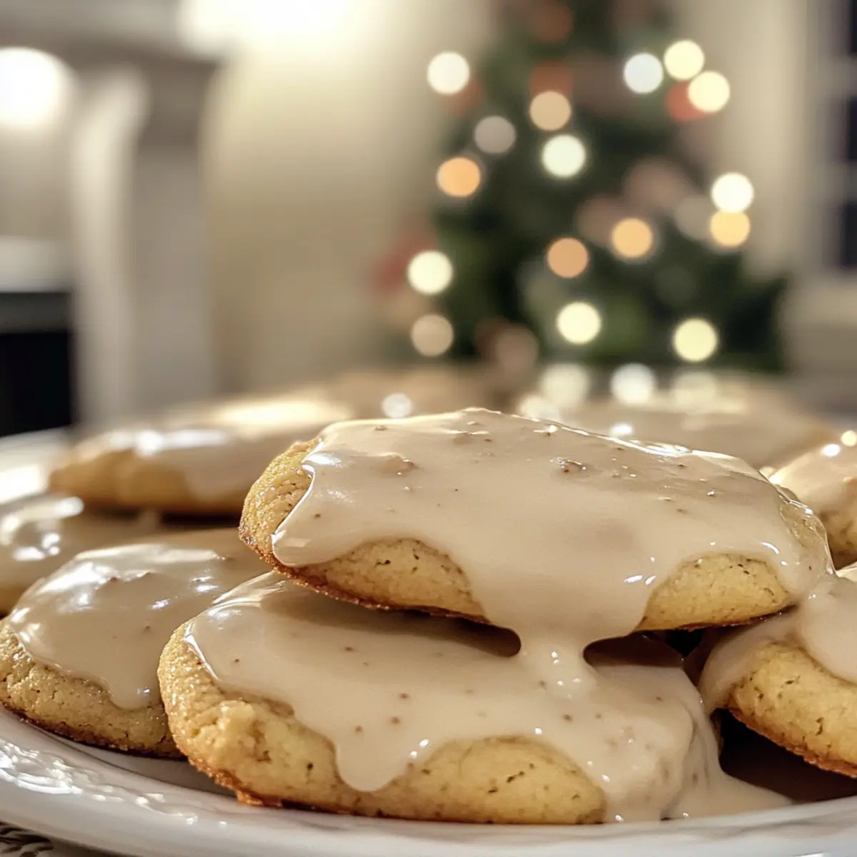 Decadent Creamy Eggnog Cookies