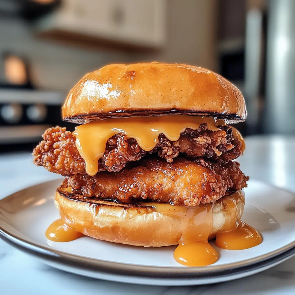 Irresistible Crispy Cinnamon Roll Fried Chicken Sandwich Recipe