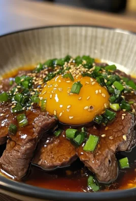 Savory Rich Japanese Beef & Onsen Egg Recipe to Savor