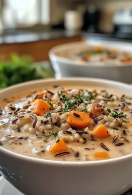Hearty Cozy Autumn Wild Rice Soup