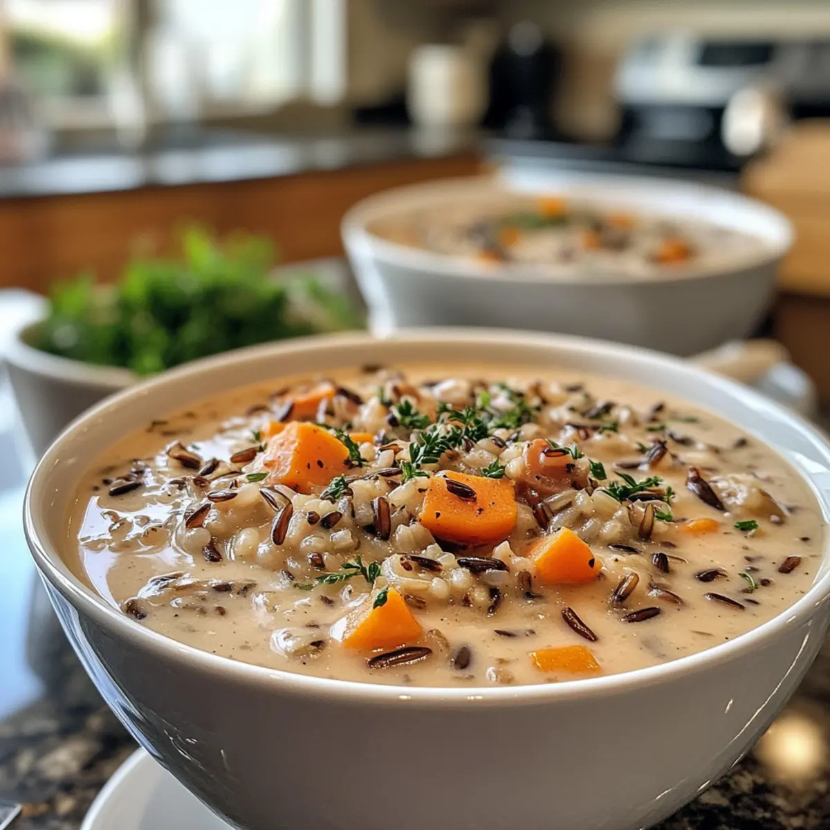 Hearty Cozy Autumn Wild Rice Soup