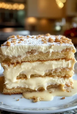 Irresistible Creamy Eggnog Eclair Cake for Holiday Cheer