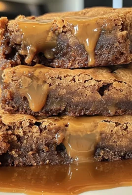 Irresistible Rich Salted Toffee Espresso Blondies