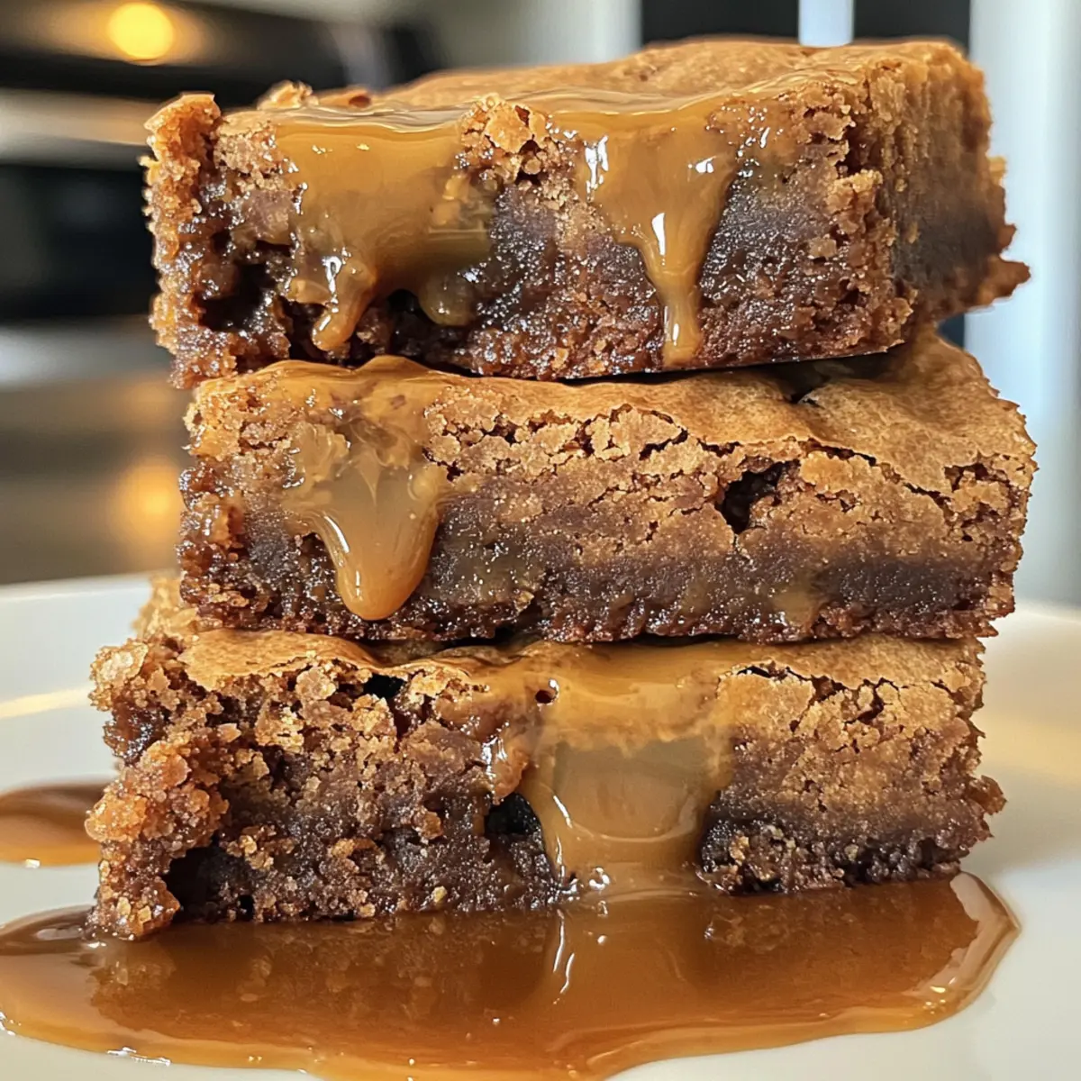 Irresistible Rich Salted Toffee Espresso Blondies