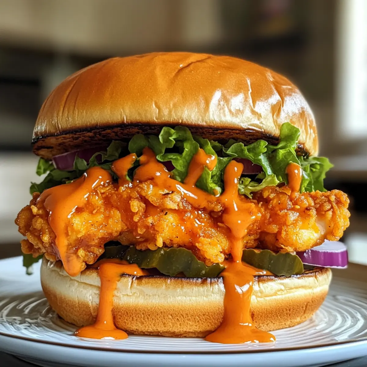 Irresistible Flavorful Bang Bang Chicken Sandwich