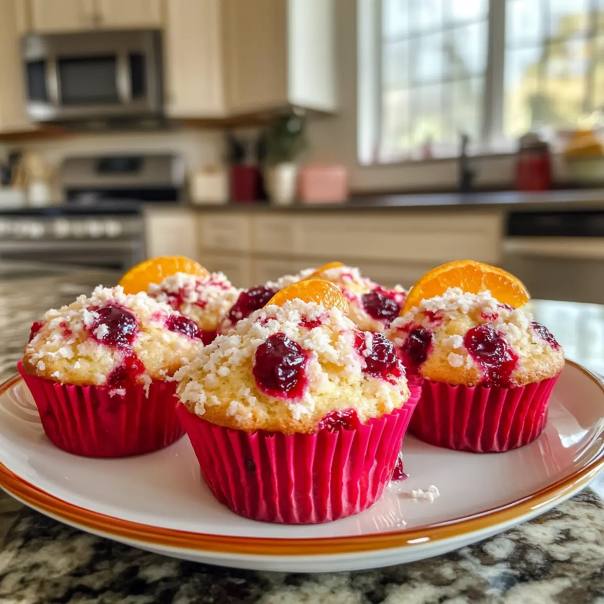 Irresistible Bright Cranberry Orange Muffins