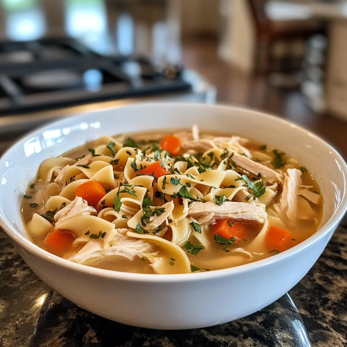 Ultimate Creamy Comfort Chicken Noodle Soup