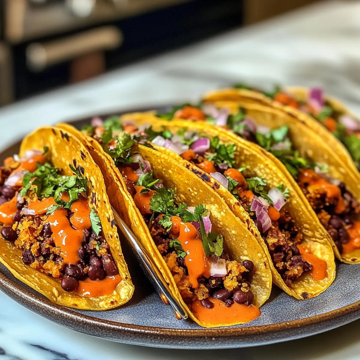 Irresistible Crispy Savory Sheet Pan Black Bean Tacos