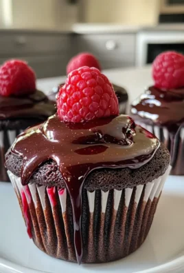 Decadent Chocolate Raspberry Cupcakes