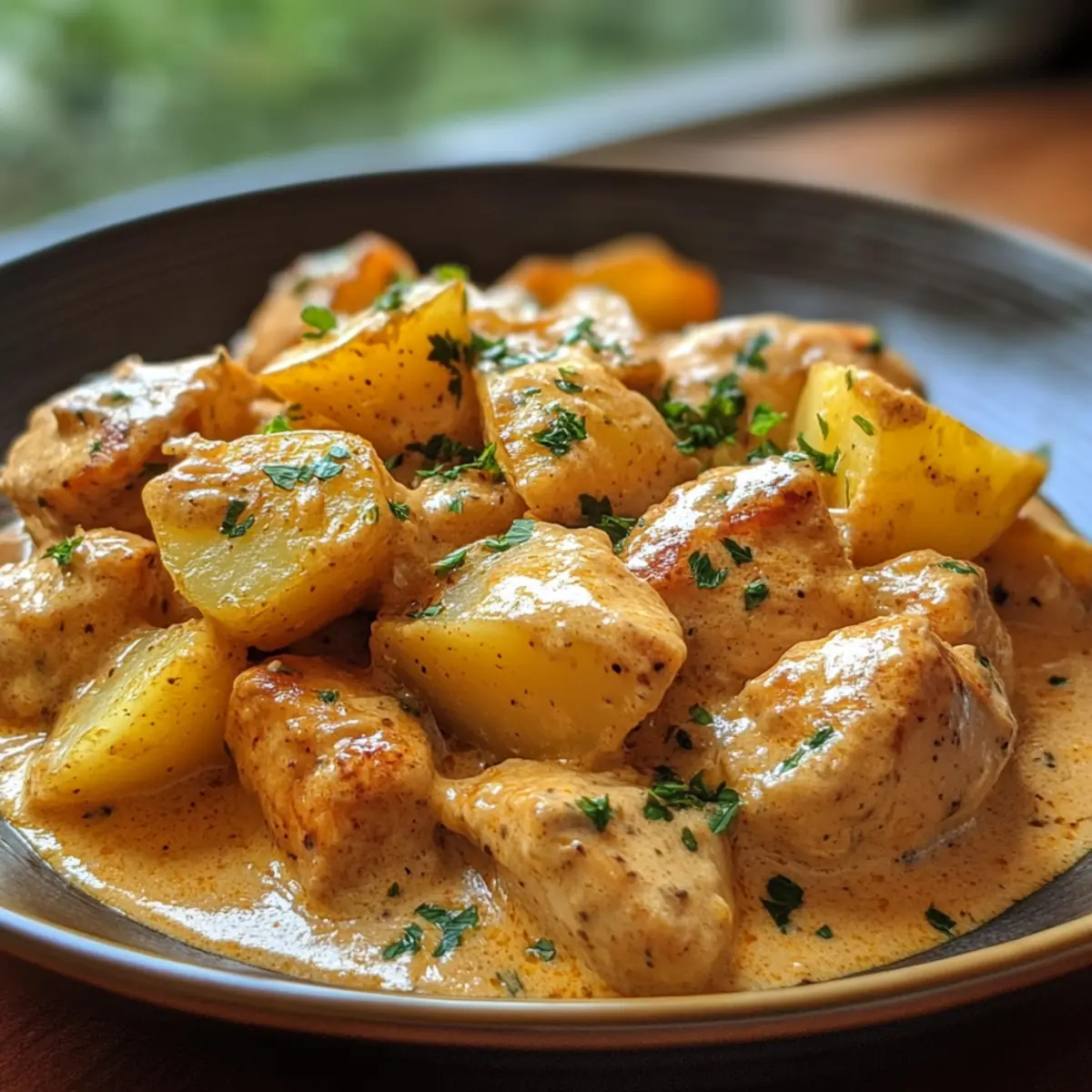 Irresistible Creamy Crockpot Chicken and Potatoes Recipe Delight