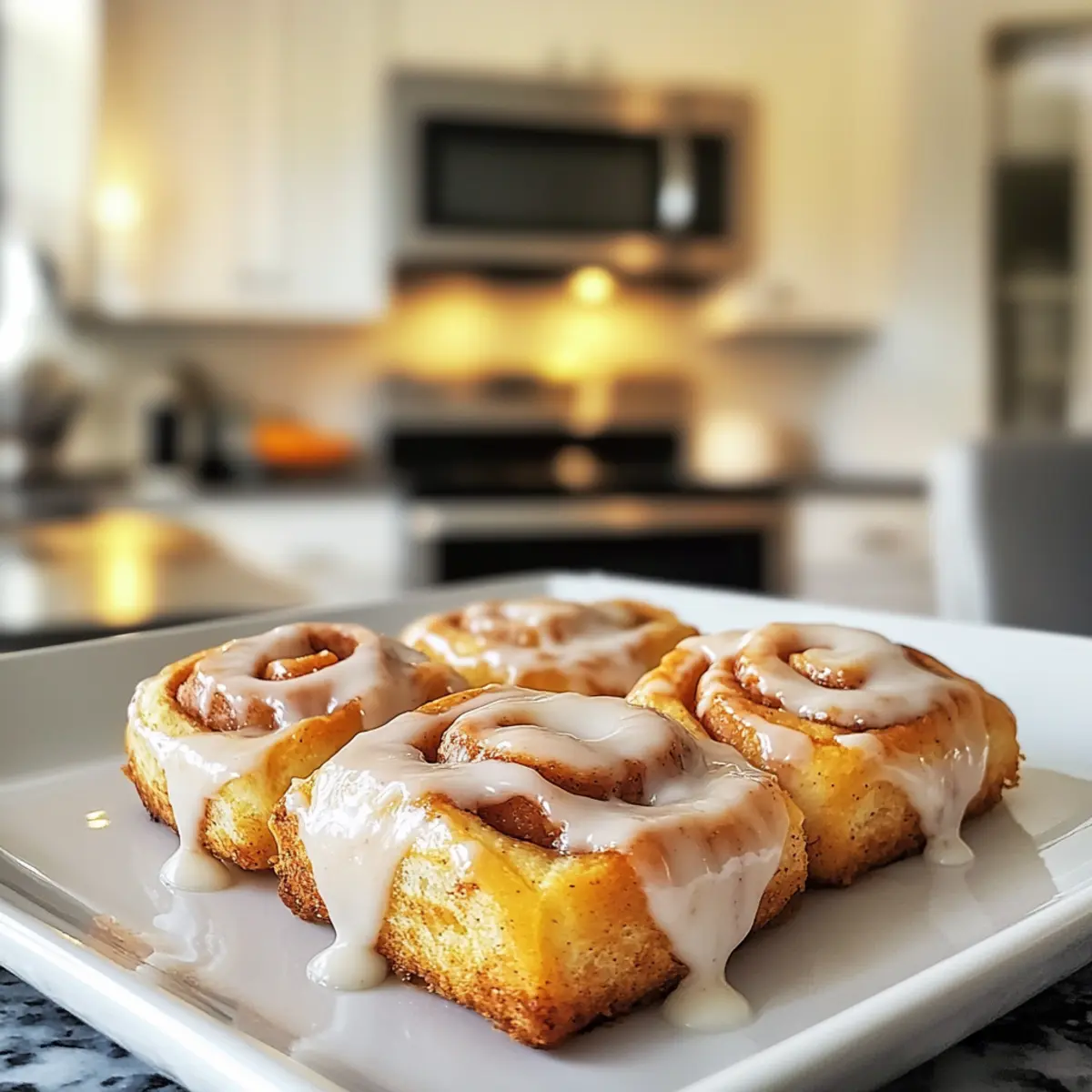 Irresistible Warm Homemade Orange Cinnamon Rolls with Icing
