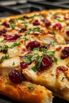 Irresistible Savory Chicken and Cranberry Pizza Delight