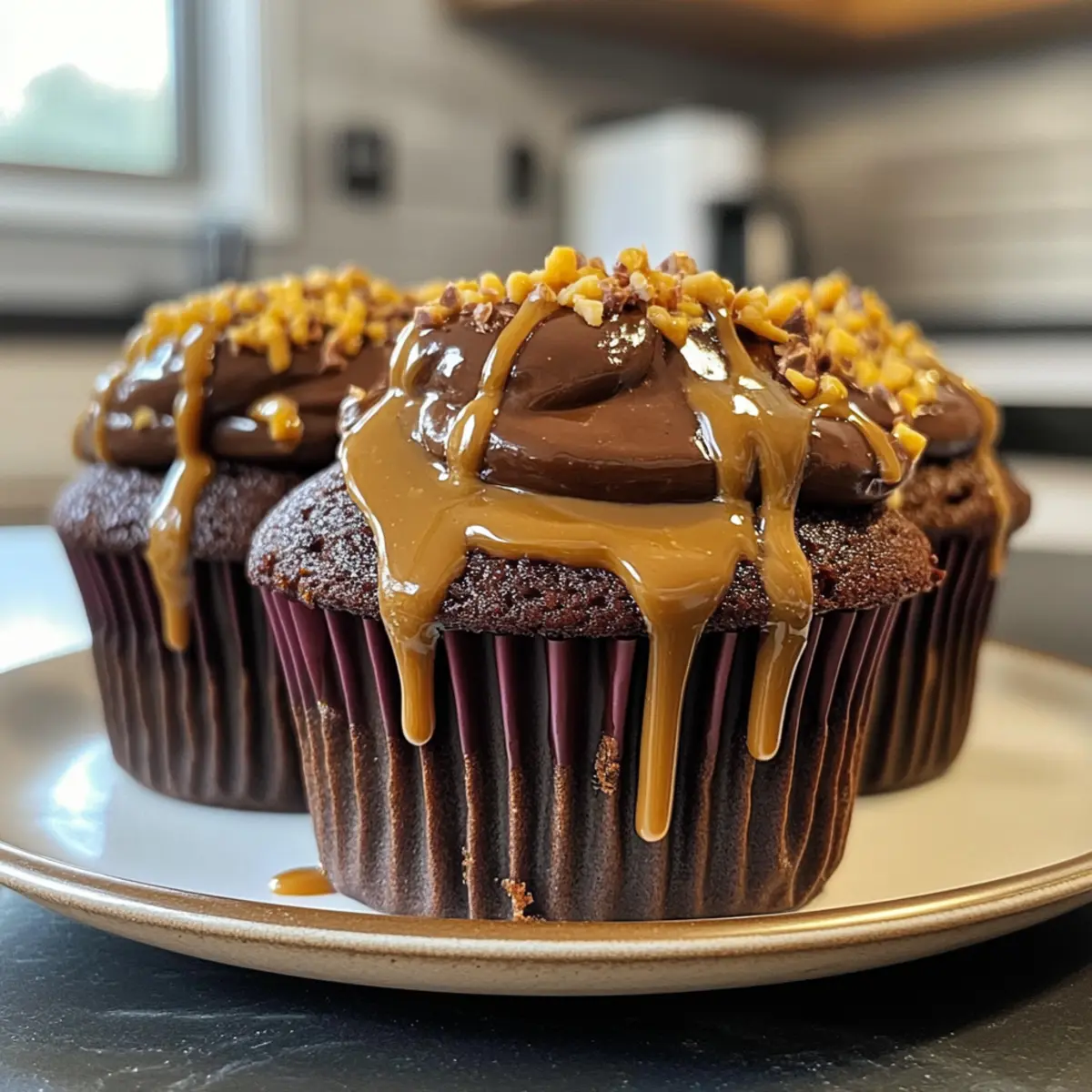 Irresistible Rich Peanut Butter Chocolate Cupcakes