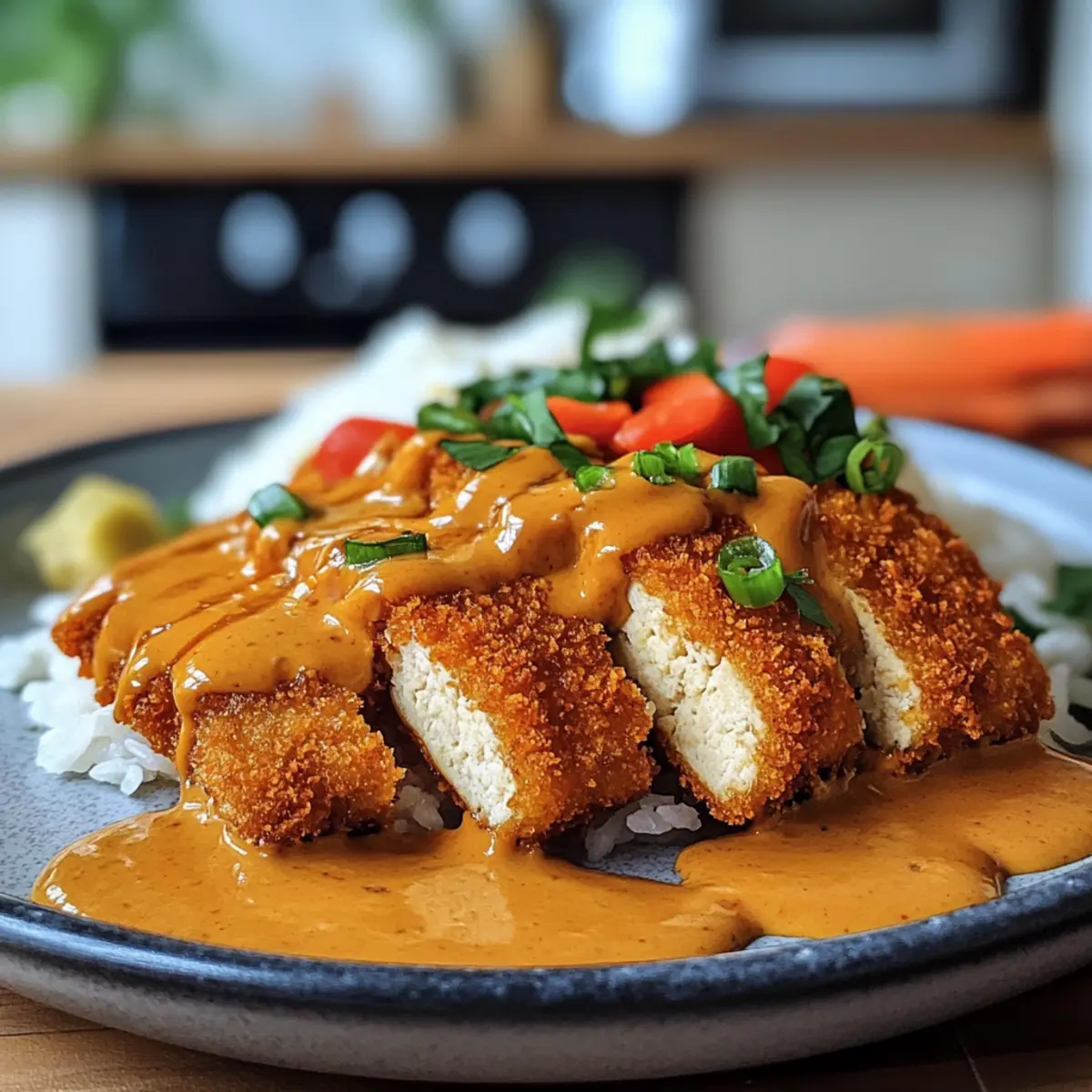 Crispy Flavorful Tofu Katsu Curry