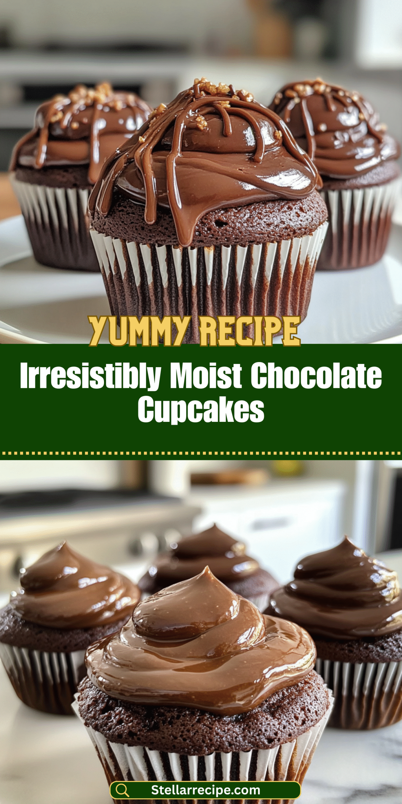 Irresistibly Moist Chocolate Cupcakes