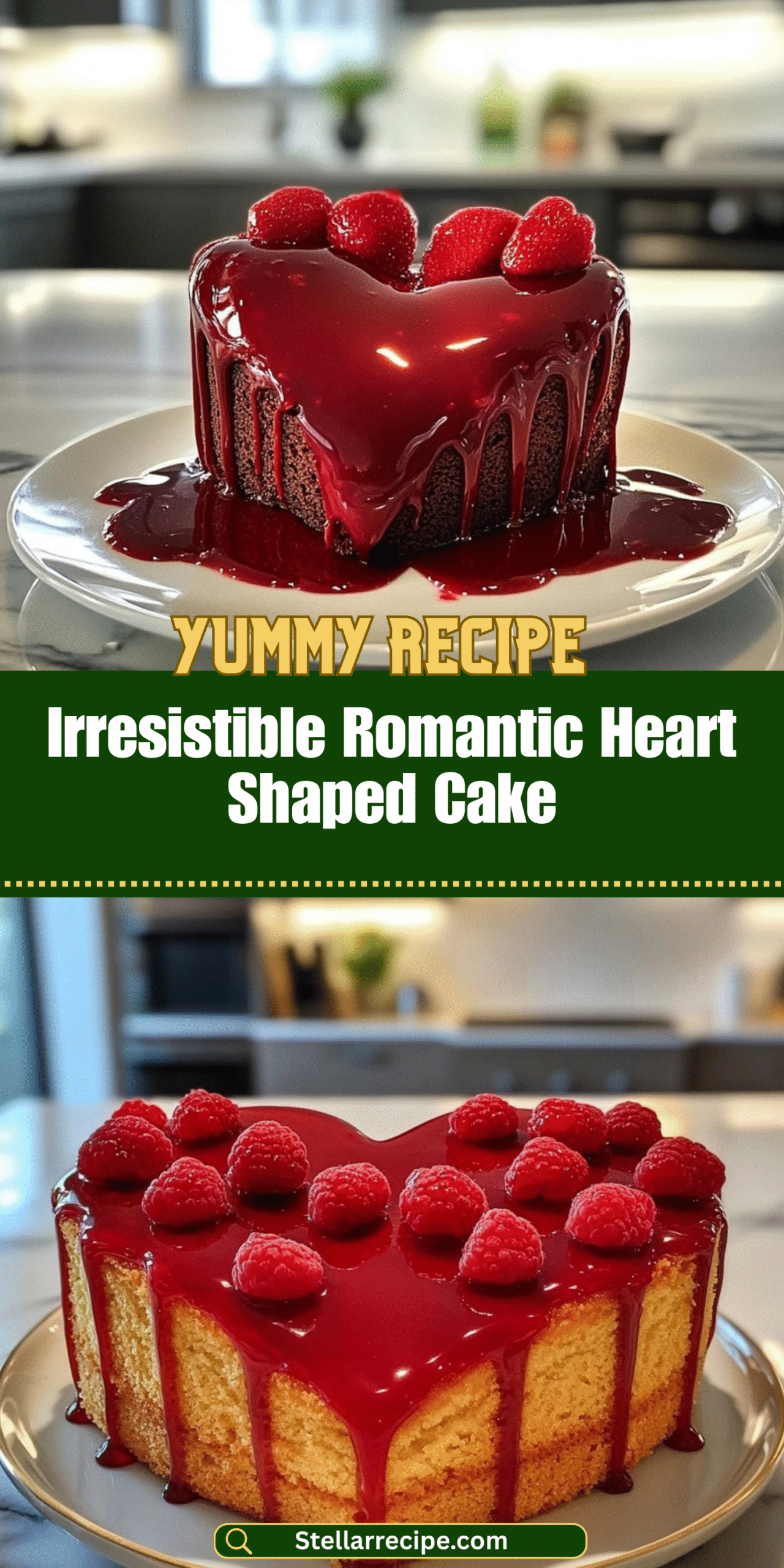 Irresistible Romantic Heart Shaped Cake