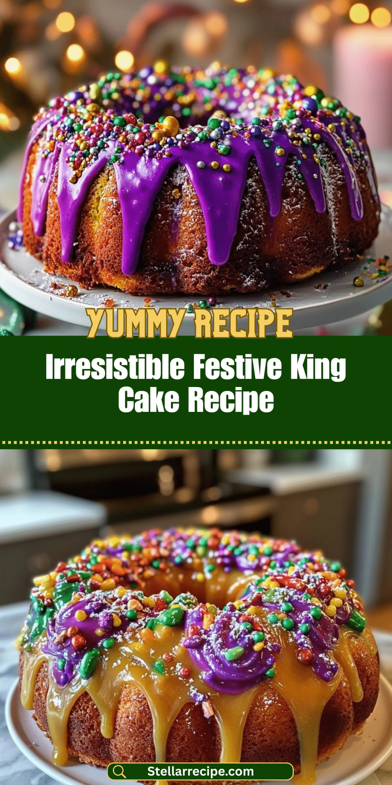 Irresistible Festive King Cake Recipe