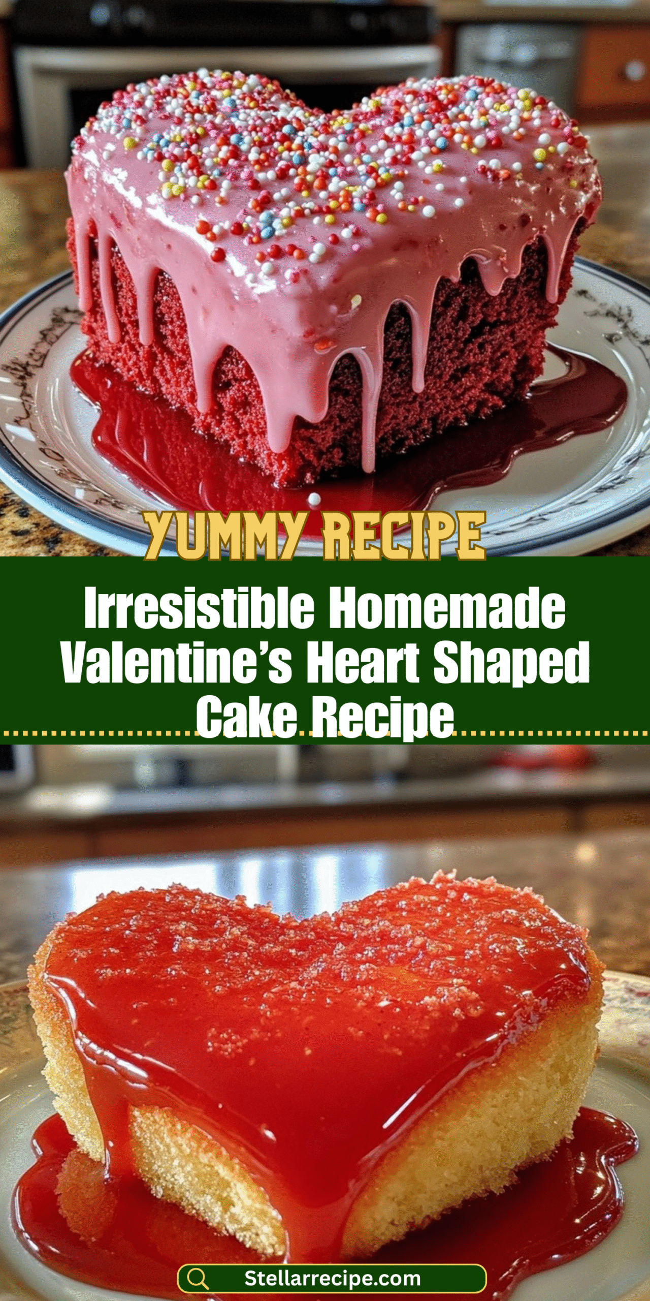 Irresistible Homemade Valentine’s Heart Shaped Cake Recipe