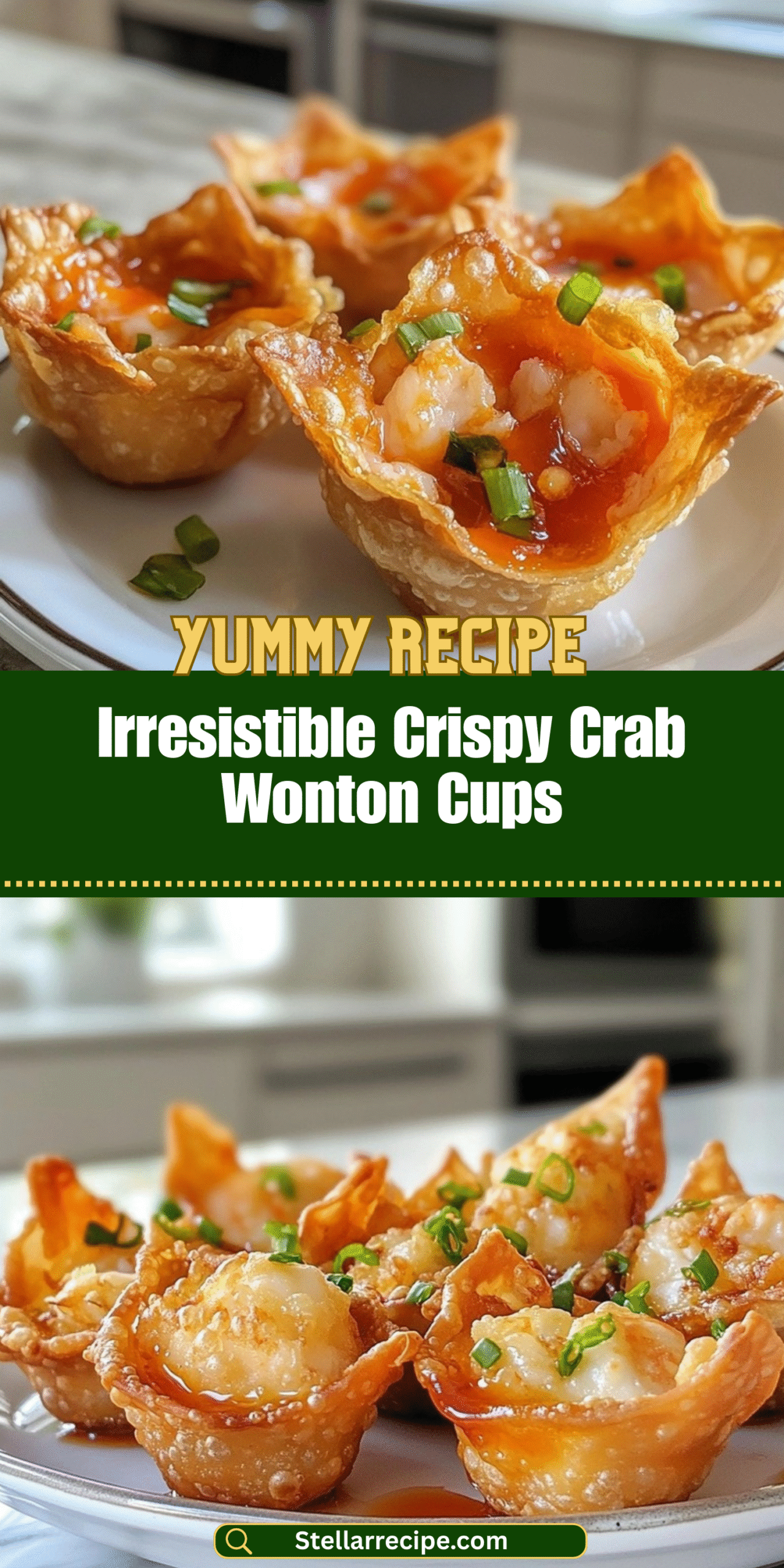 Irresistible Crispy Crab Wonton Cups