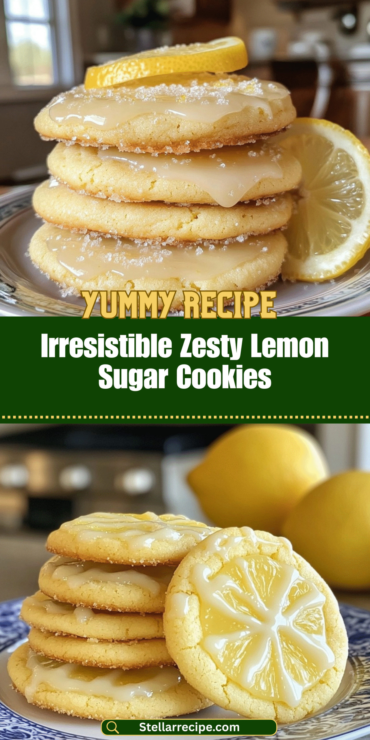 Irresistible Zesty Lemon Sugar Cookies