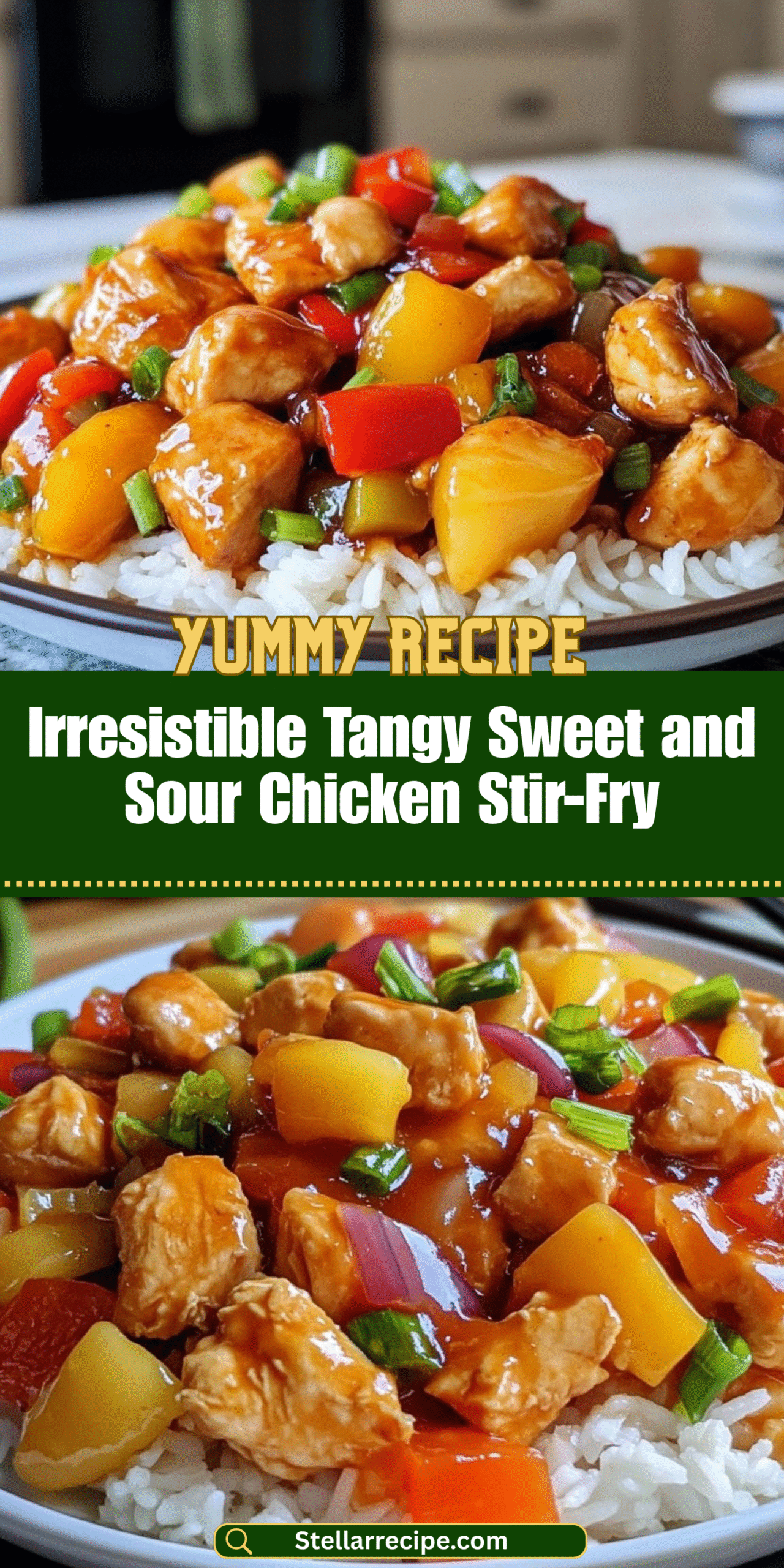 Irresistible Tangy Sweet and Sour Chicken Stir-Fry