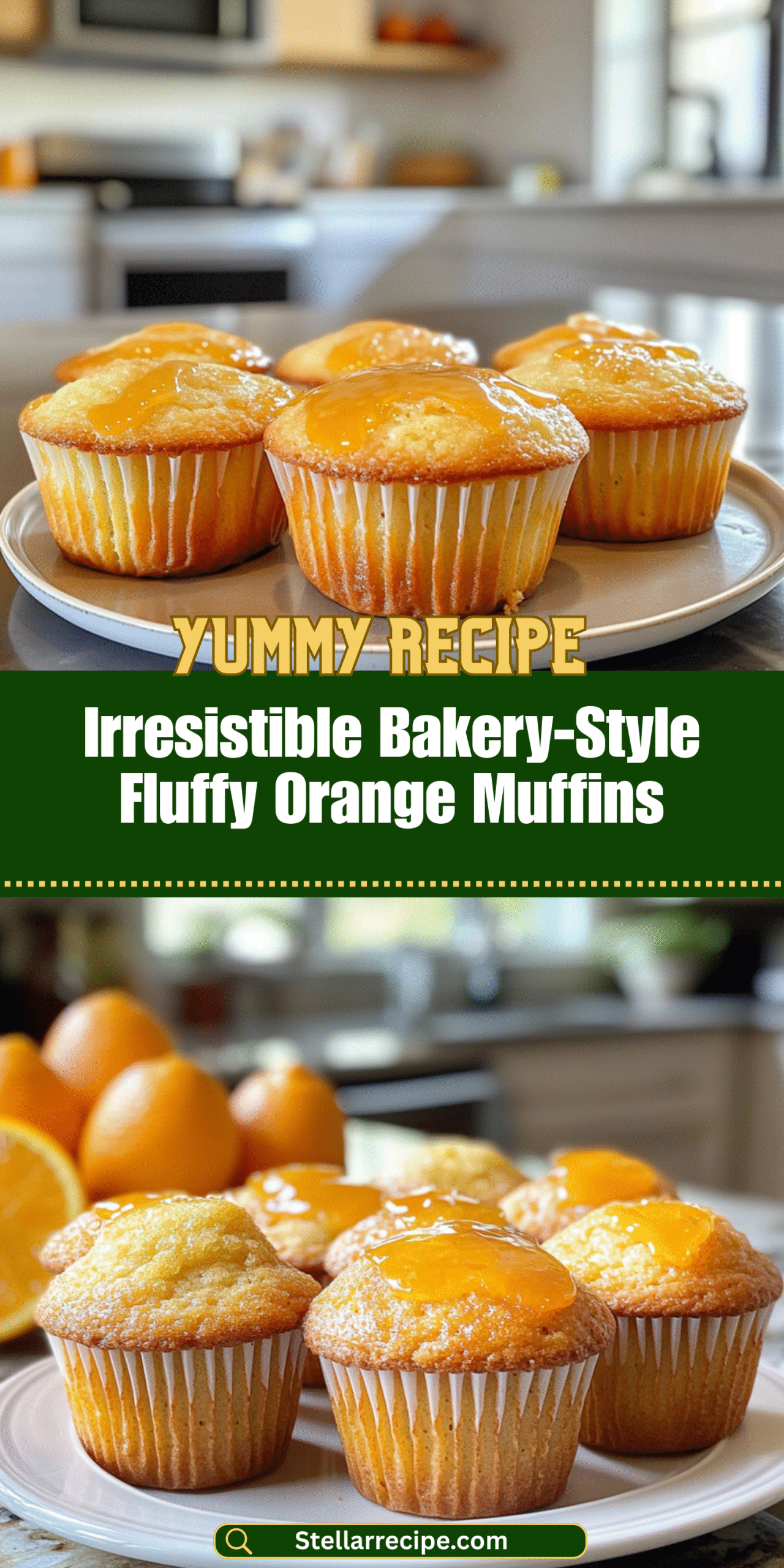 Irresistible Bakery-Style Fluffy Orange Muffins