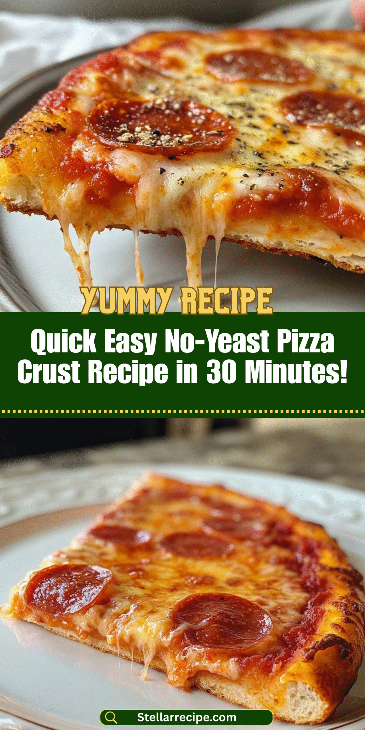 Quick Easy No-Yeast Pizza Crust Recipe in 30 Minutes!
