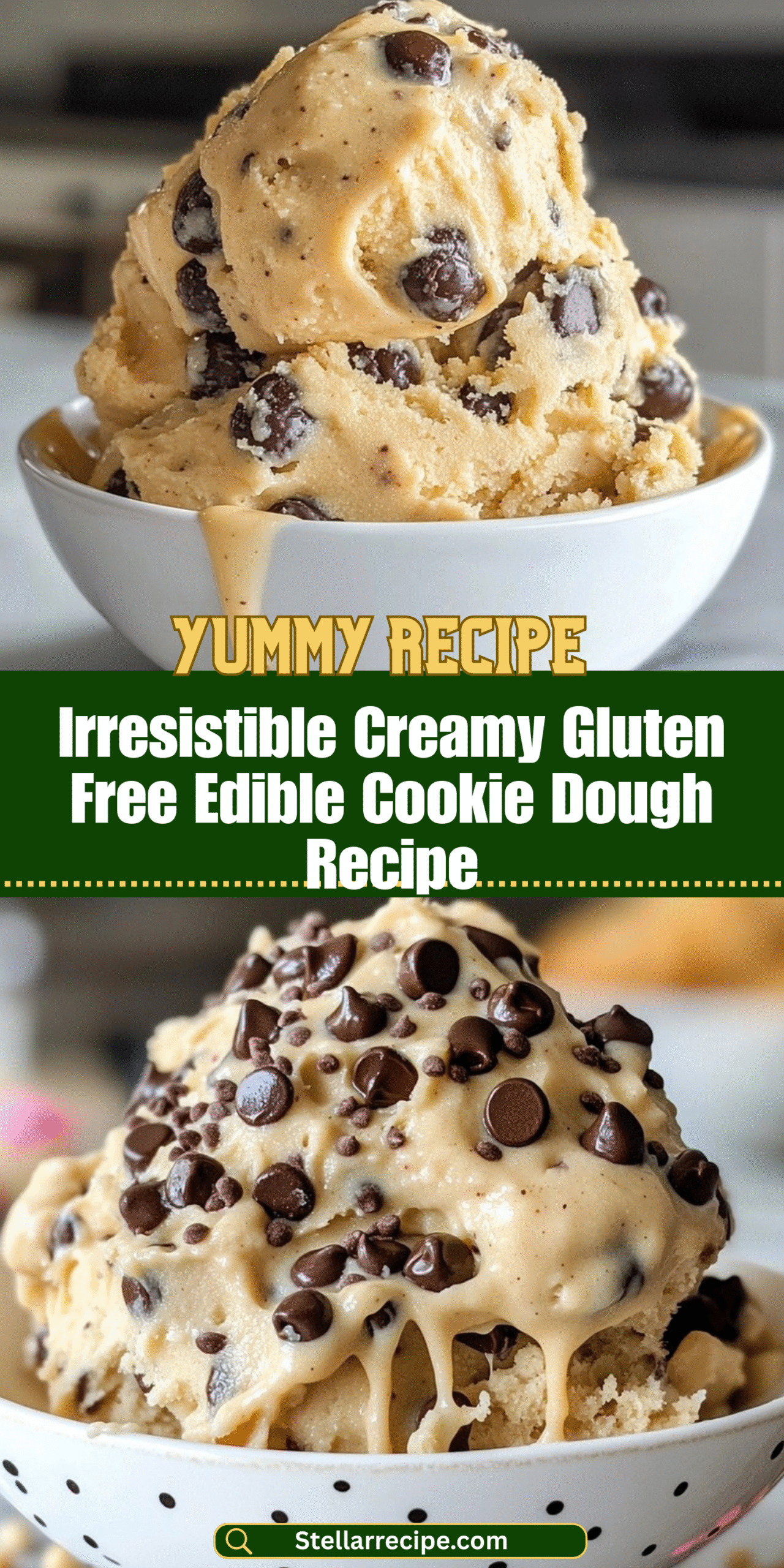 Irresistible Creamy Gluten Free Edible Cookie Dough Recipe
