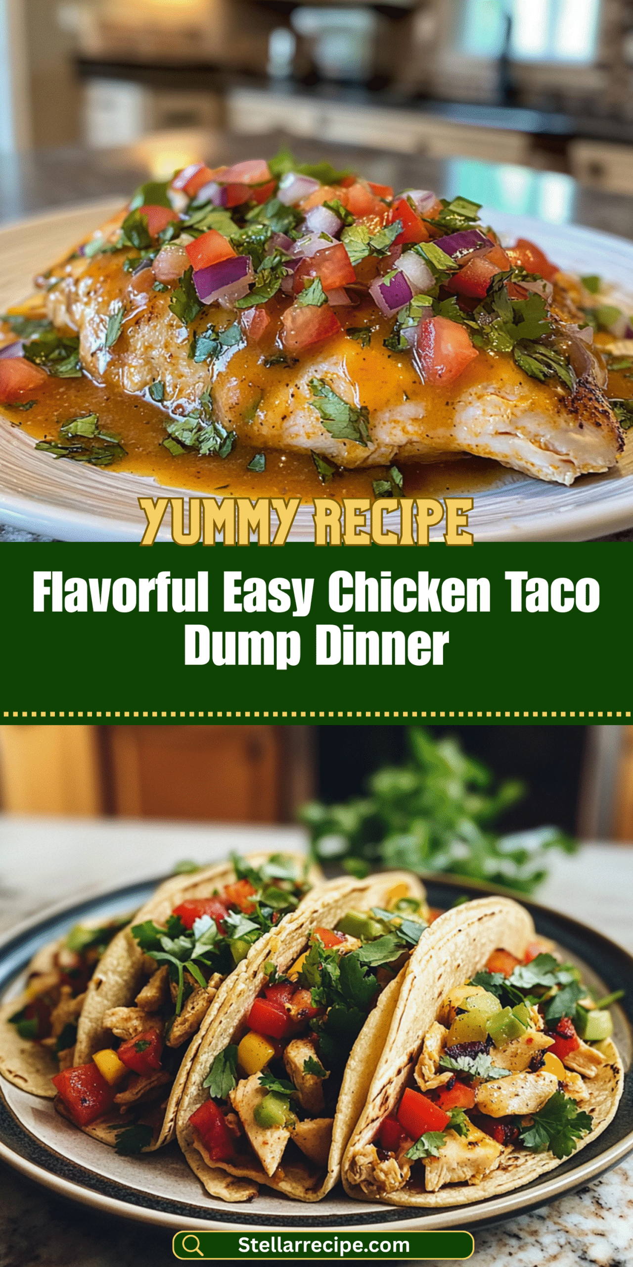 Flavorful Easy Chicken Taco Dump Dinner