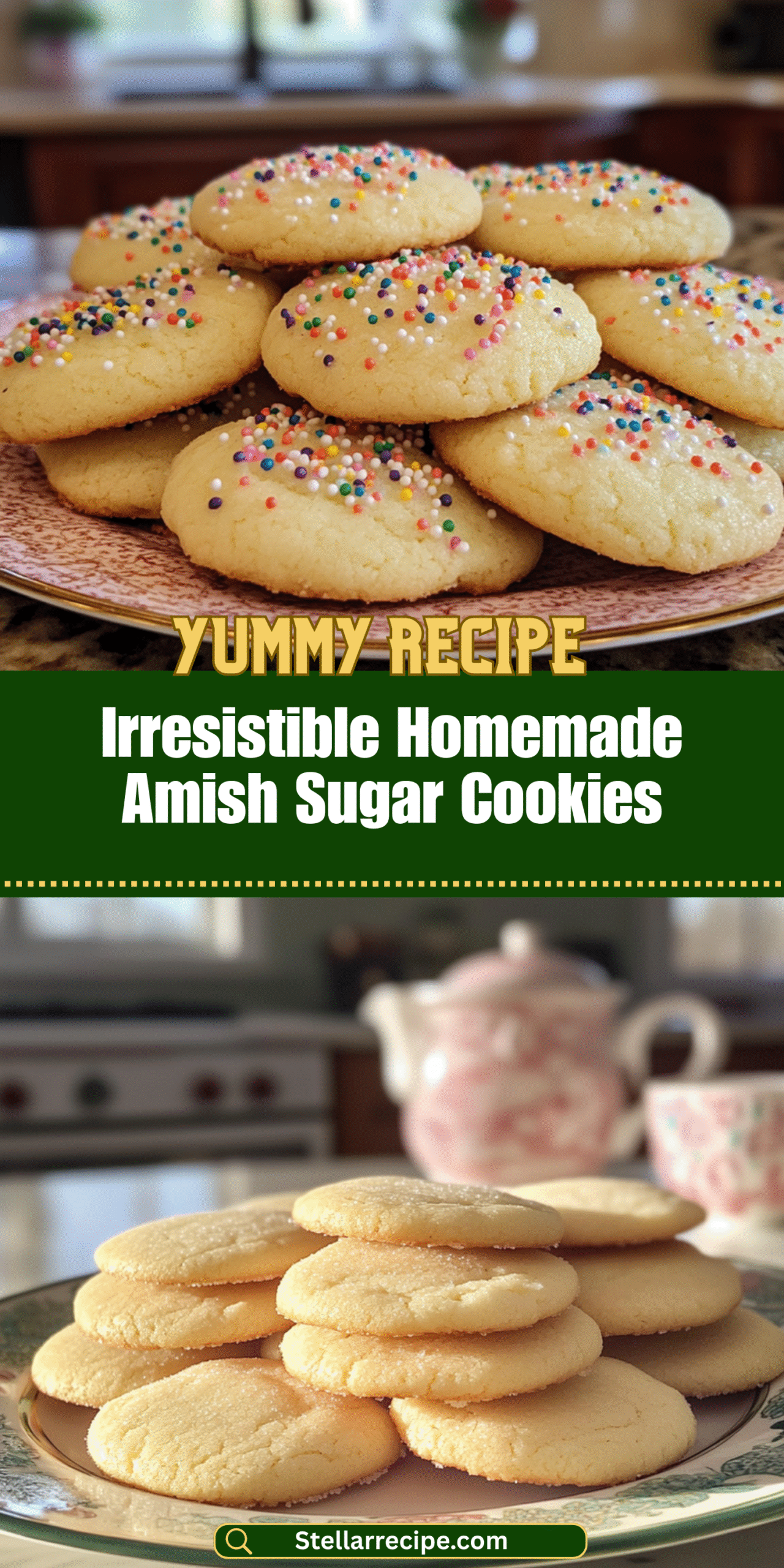 Irresistible Homemade Amish Sugar Cookies