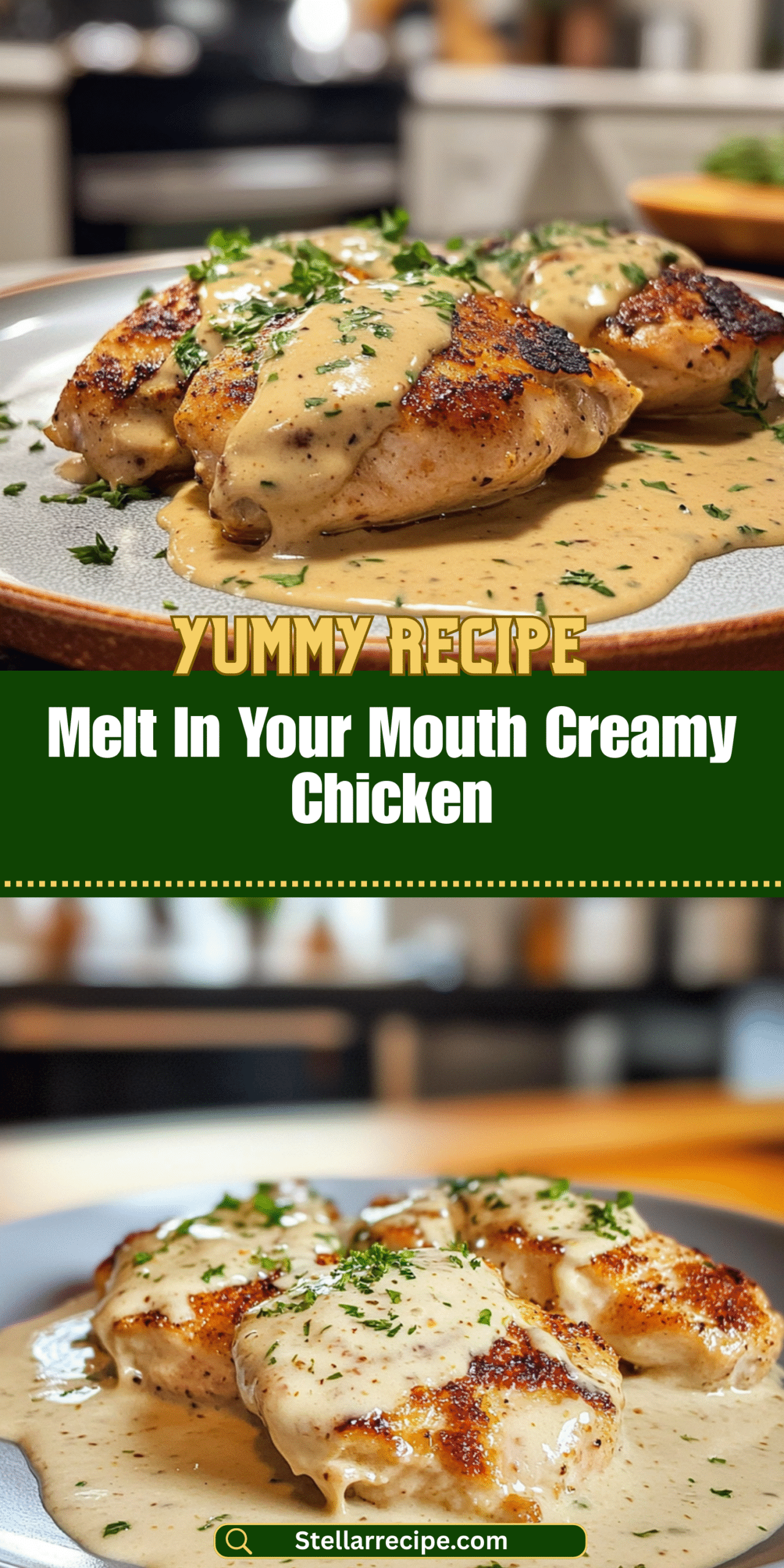 Melt In Your Mouth Creamy Chicken