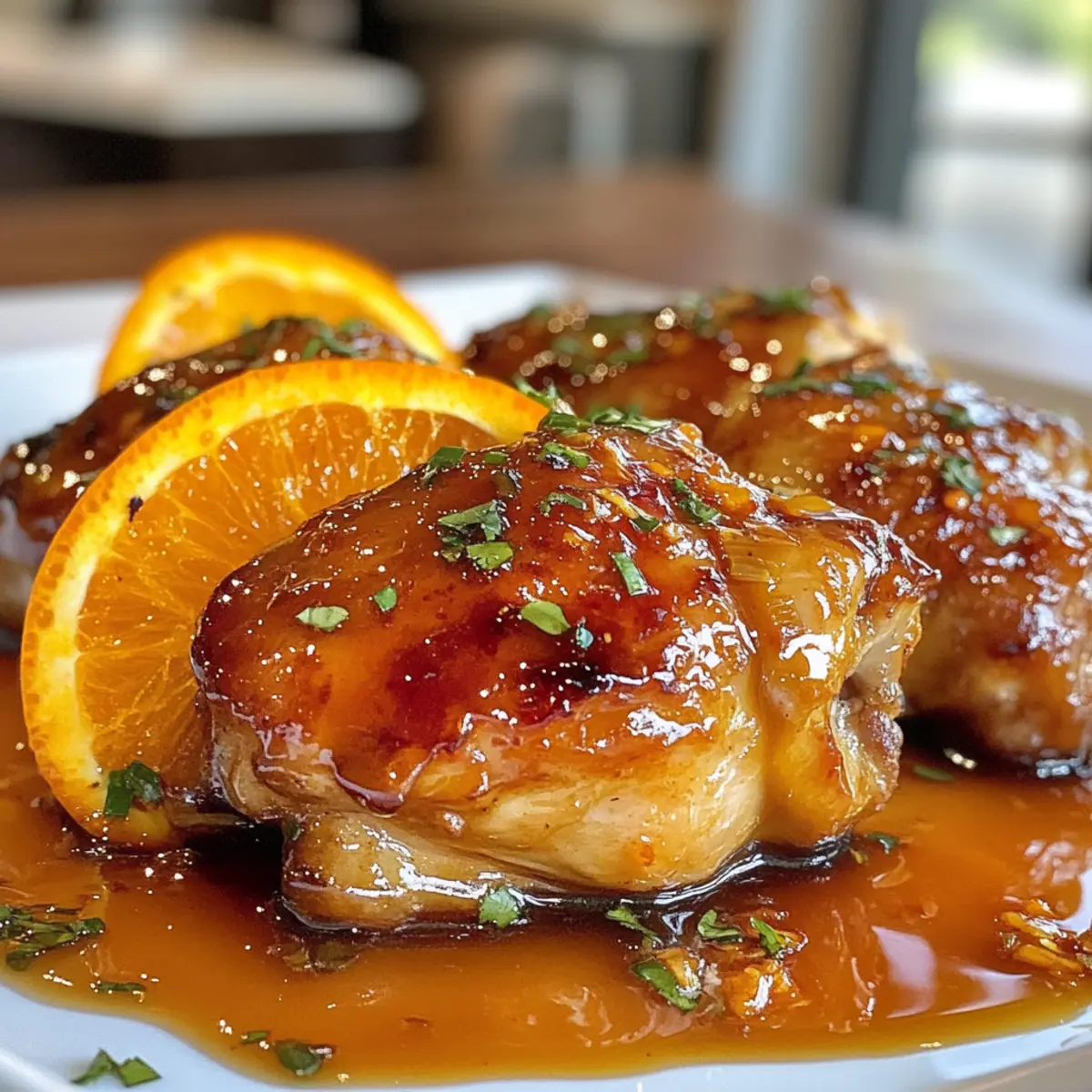 Irresistible Honey Orange Glazed Chicken