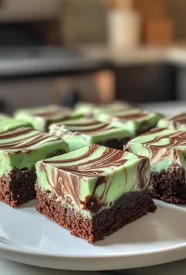 Irresistible Creamy Mint Brownie Swirl Fudge