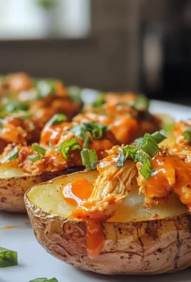Irresistible Crispy Buffalo Chicken Potato Skins Recipe