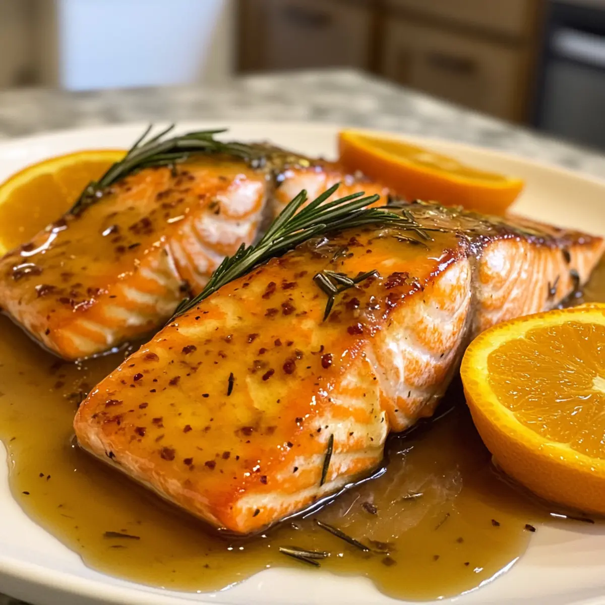 Irresistible Zesty Orange-Rosemary Glazed Salmon Recipe
