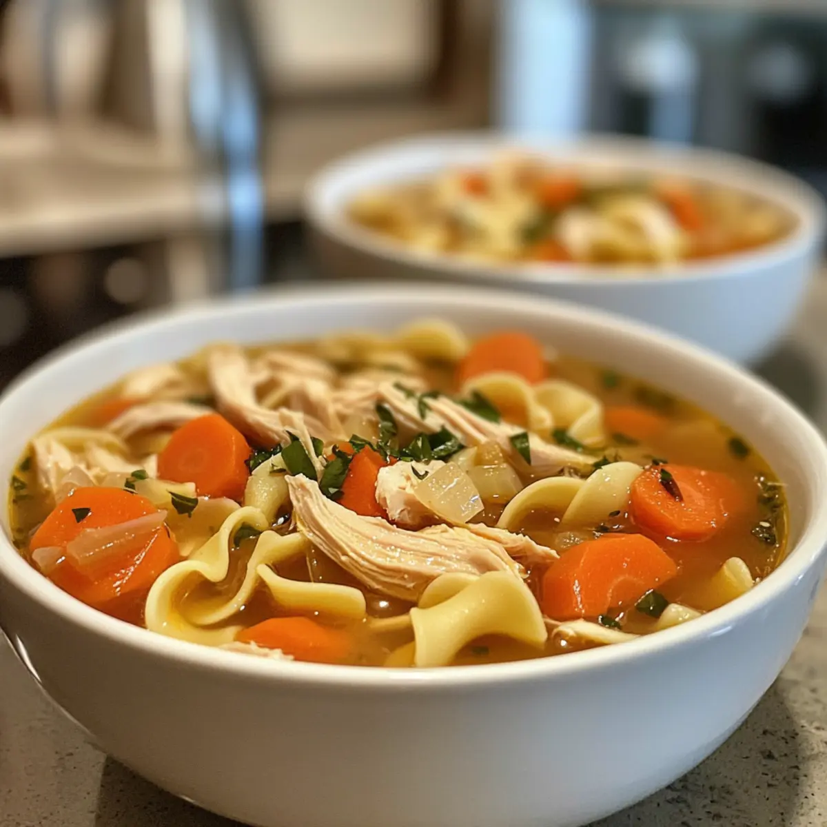 Comforting Cozy Rotisserie Chicken Noodle Soup Recipe
