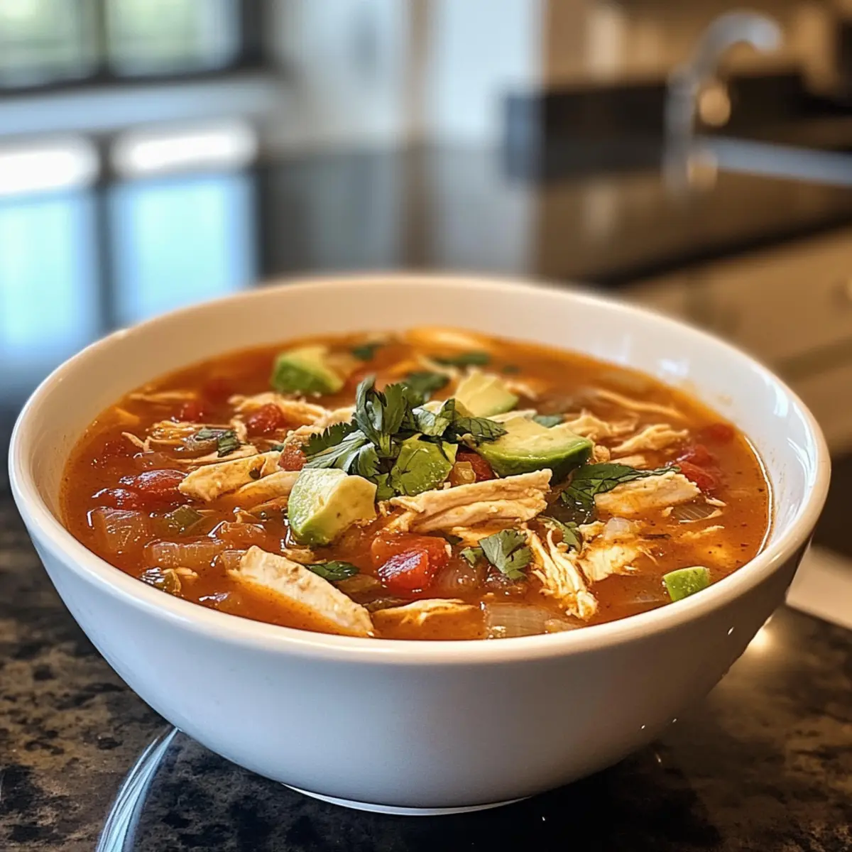 Comforting Easy Six Can Chicken Tortilla Soup