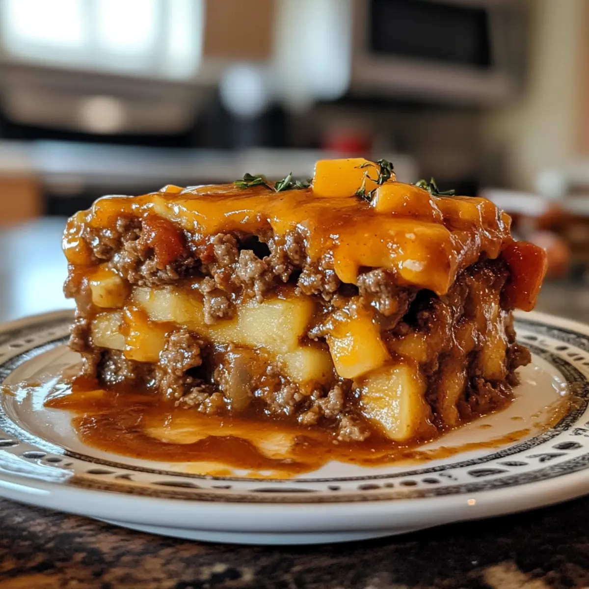 Ultimate Comfort Hamburger Casserole