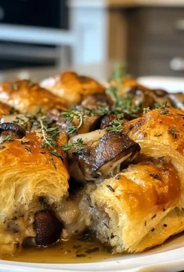 Irresistible Savory Herby Mushroom Croissant Stuffing Recipe