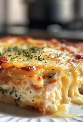 Irresistible Savory Ham Egg and Cheese Bake