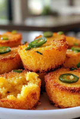 Irresistible Cheesy Jalapeño Cornbread Bites