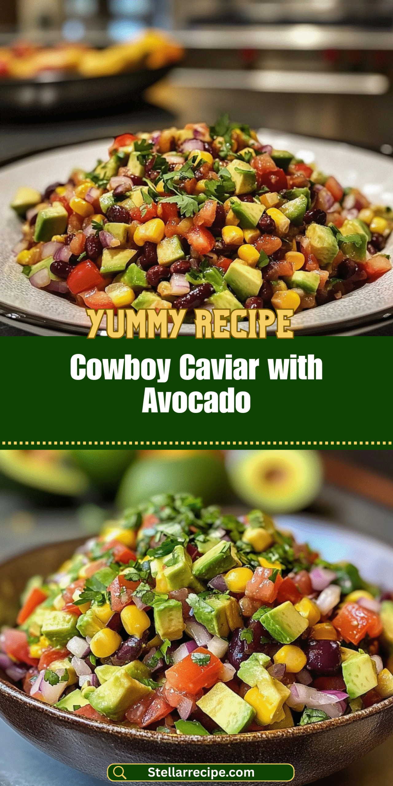Cowboy Caviar with Avocado