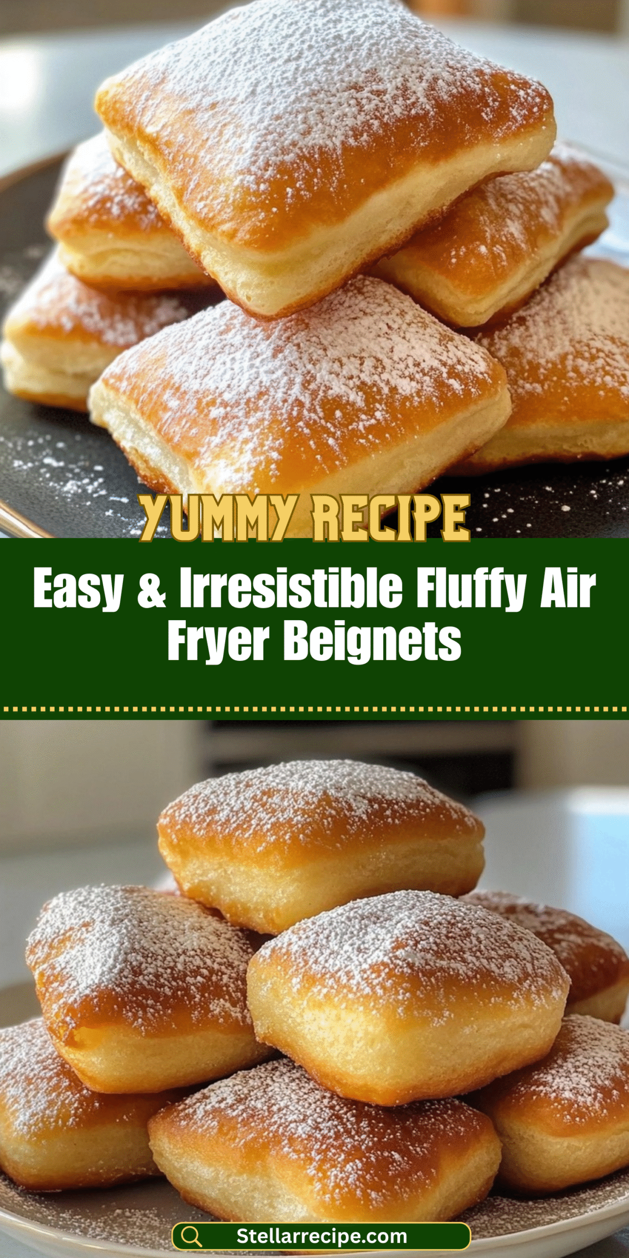 Easy & Irresistible Fluffy Air Fryer Beignets