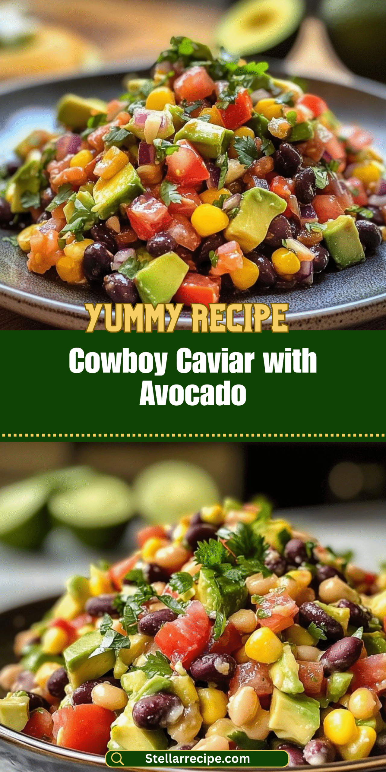 Cowboy Caviar with Avocado