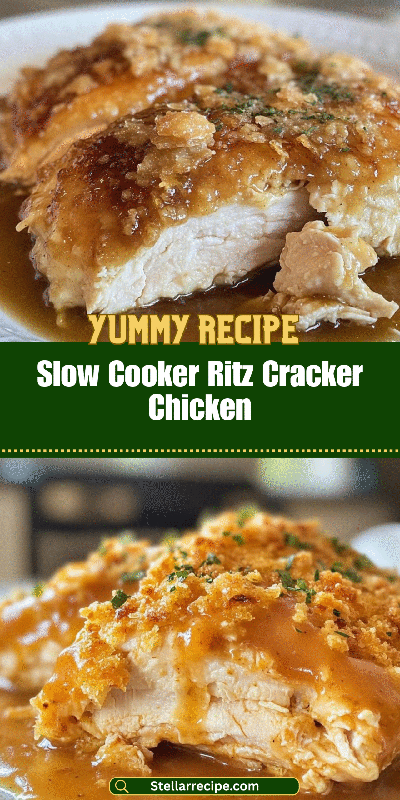 Slow Cooker Ritz Cracker Chicken