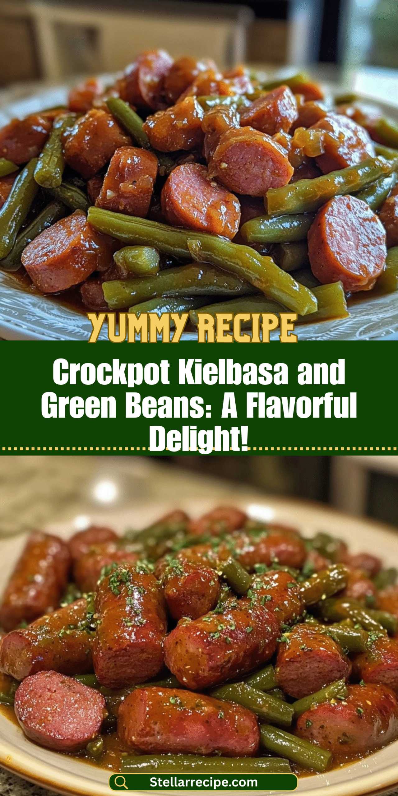 Crockpot Kielbasa and Green Beans: A Flavorful Delight!