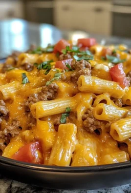 One Pot Cheesy Taco Pasta