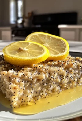 Lemon Poppy Seed Baked Oatmeal