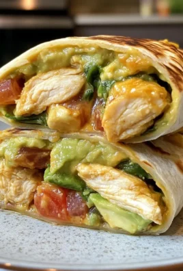 Quick & Easy Chicken Avocado Wrap