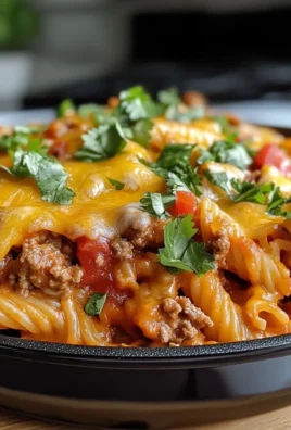 One Pot Cheesy Taco Pasta